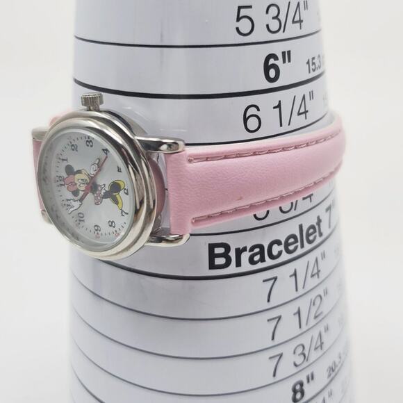 The Disney Store Minnie Mouse Pink Ladies Watch RARE H2F main image 14